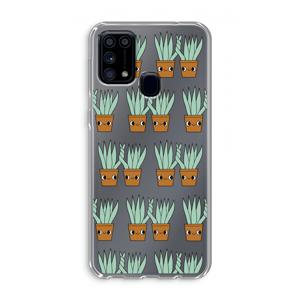 Sansevieria: Samsung Galaxy M31 Transparant Hoesje