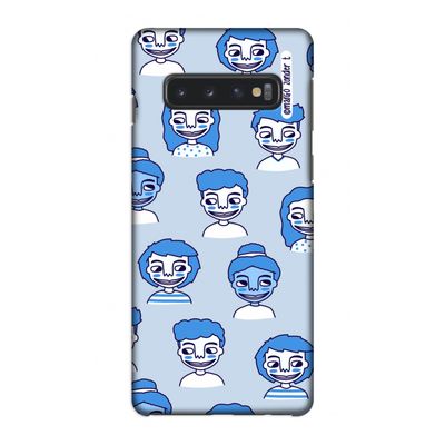 Gezichtjes: Samsung Galaxy S10 4G Volledig Geprint Hoesje