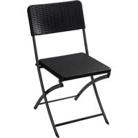 Perel folding chair rattan Campingstoel Zwart FP165R Belastbaarheid (gewicht) (max.) 300 kg