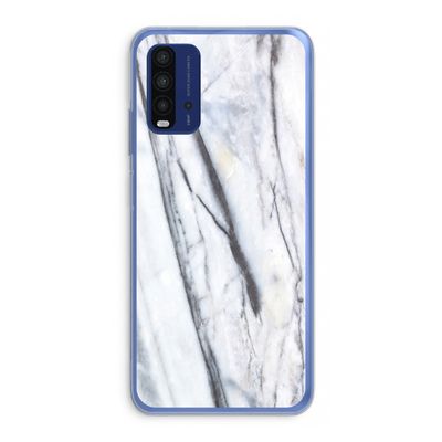 Gestreepte marmer: Xiaomi Redmi 9T Transparant Hoesje