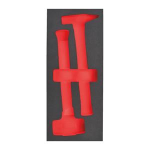 Milwaukee Empty 2 pc Engineer & Dead blow hammer Foam set Lege Foam inlay hamer set (2-delig) - 4932493682