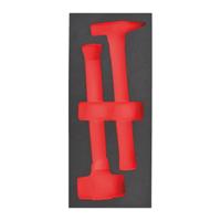 Milwaukee Empty 2 pc Engineer & Dead blow hammer Foam set Lege Foam inlay hamer set (2-delig) - 4932493682