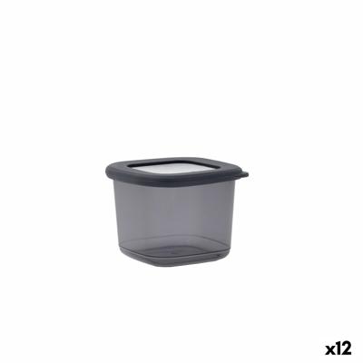 Tin Quid City Met deksel 550 ml Grijs Plastic (12 Stuks)