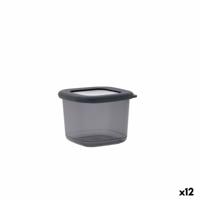 Tin Quid City Met deksel 550 ml Grijs Plastic (12 Stuks)