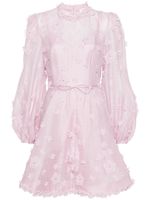 ZIMMERMANN robe courte Matchmaker Lift Off - Rose