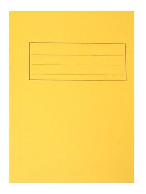 Class'ex dossiermap, 3 kleppen, geel