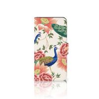 Telefoonhoesje | Met pasjeshouder | voor Google Pixel 8A Pink Peacock