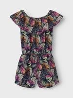 Name it zomer playsuit meisjes - navy blauw - korte mouw - NkfVinaya Name it zomer playsuit meisjes - navy blauw - korte mouw - NkfVinaya