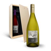 Wijnpakket met bedrukt etiket - Salentein - Pinot Noir en Chardonnay - thumbnail