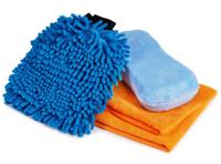 Katana cleaning set soft 4-piece with mesh bag