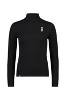 Mons Royale Cascade Merino Flex Mock Neck LS Dames Thermoshirt Black XL