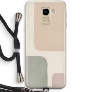 Geo #7: Samsung Galaxy J6 (2018) Transparant Hoesje met koord