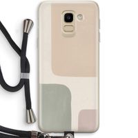 Geo #7: Samsung Galaxy J6 (2018) Transparant Hoesje met koord