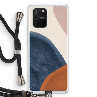 Geo #1: Samsung Galaxy S10 Lite Transparant Hoesje met koord