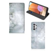 Bookcase Samsung Galaxy A32 4G | A32 5G Enterprise Editie Painting Grey