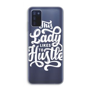 Hustle Lady: Samsung Galaxy A03s Transparant Hoesje