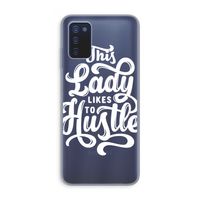 Hustle Lady: Samsung Galaxy A03s Transparant Hoesje Hustle Lady: Samsung Galaxy A03s Transparant Hoesje