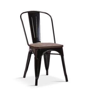 Stoel Lex Zwart - Set van 4
