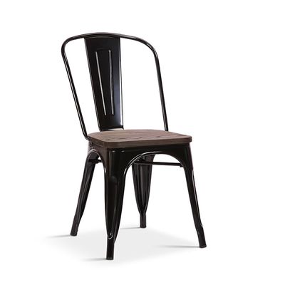 Stoel Lex Zwart - Set van 4