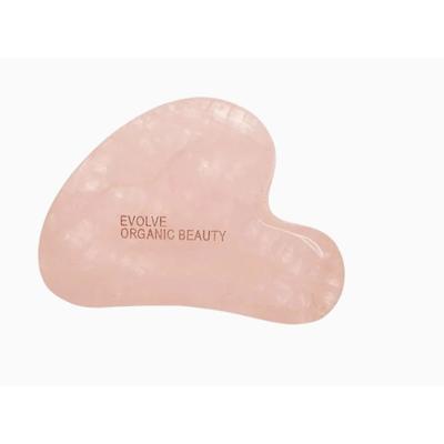 Evolve Organic Beauty Rose Quartz Gua Sha Massage Tool Evolve Organic Beauty Rose Quartz Gua Sha Massage Tool
