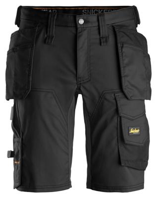 Snickers Workwear 6141 Korte broek met holsterzakken zwart - maat 56