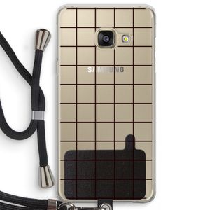 Rooster: Samsung Galaxy A3 (2016) Transparant Hoesje met koord