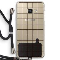 Rooster: Samsung Galaxy A3 (2016) Transparant Hoesje met koord