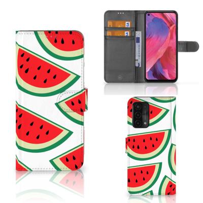 OPPO A54 5G | A74 5G | A93 5G | Book Cover | Watermelons | Portemonnee hoesje
