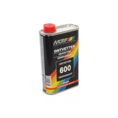 Motip ontvetter 500ml. verwijdert siliconen, teer en wax. laat geen residu achter. niet-corrosief