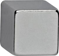 MAUL neodymium kubusmagneet 10x10x10mm 3.8kg blister 4, voor glas- en whitebord