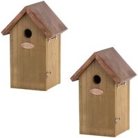 2x Vogelhuisjes/nestkastjes pimpelmees/pimpelmeesjes 25.8 cm - thumbnail