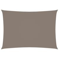 Zonnescherm rechthoekig 4x5 m oxford stof taupe