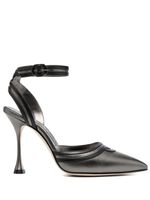 Manolo Blahnik escarpins Chonga 105 mm en cuir - Gris