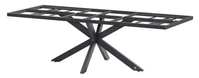 Minerva tafelframe Antracite met tafelblad Ceramic Terrazzo 220 x 95 cm 4SO - 4so Minerva tafelframe Antracite met tafelblad Ceramic Terrazzo 220 x 95 cm 4SO - 4so