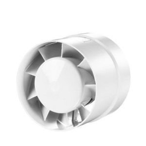 Imp buisventilator 125 mm basic wit