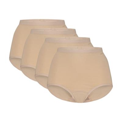 Ten Cate Basics Organic Cotton Stretch High Waist Slip 4-pack Beige-XL