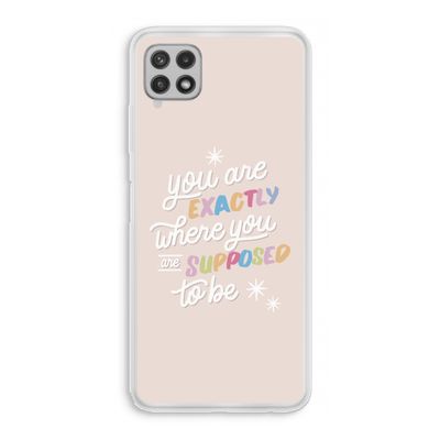Right Place: Samsung Galaxy A22 4G Transparant Hoesje