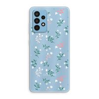 Small white flowers: Samsung Galaxy A52 Transparant Hoesje