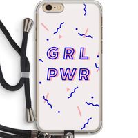 GRL PWR: iPhone 6 PLUS / 6S PLUS Transparant Hoesje met koord