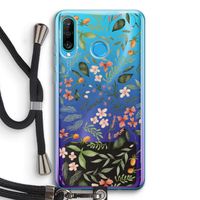 Sweet little flowers: Huawei P30 Lite Transparant Hoesje met koord
