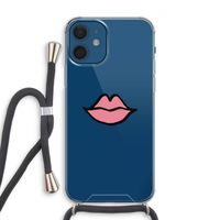 Kusje: iPhone 12 Transparant Hoesje met koord