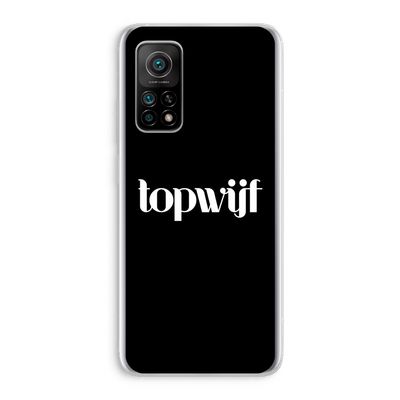 Topwijf Zwart: Xiaomi Mi 10T 5G Transparant Hoesje