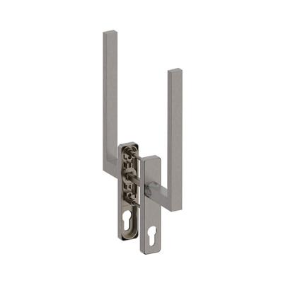 Hardbrass Hefschuifdeurgreep Phoenix dubbel PC69 - RVS