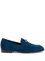 Giuseppe Zanotti mocassins Jareth en daim - Bleu - thumbnail