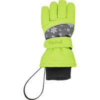 Playshoes handschoenen sneeuwvlokken groen Maat