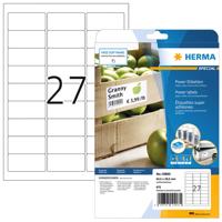 Etiket herma power 10903 63.5x29.6mm wit 675st | 32 stuks