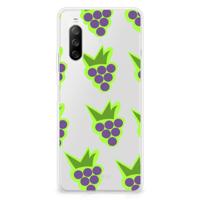 Sony Xperia 10 III | Siliconen Case | Druiven