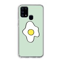Spiegelei: Samsung Galaxy M31 Transparant Hoesje