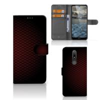 Nokia 2.4 | Telefoon Hoesje | Geruit Rood