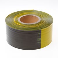 Afzetlint zwart/geel 8cm (500mtr)